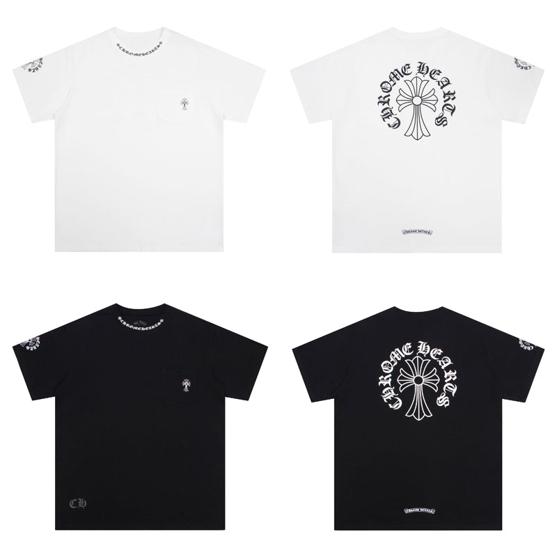 CHROME-HEARTS Neck Logo T-shirt K6022
