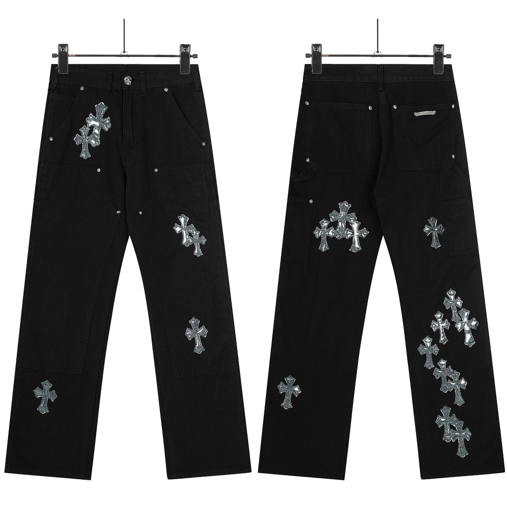 Chrome-Hearts NEW Pants 8164