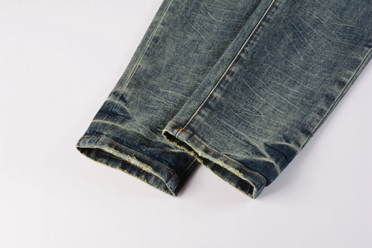 Men's Purple Jeans 9042