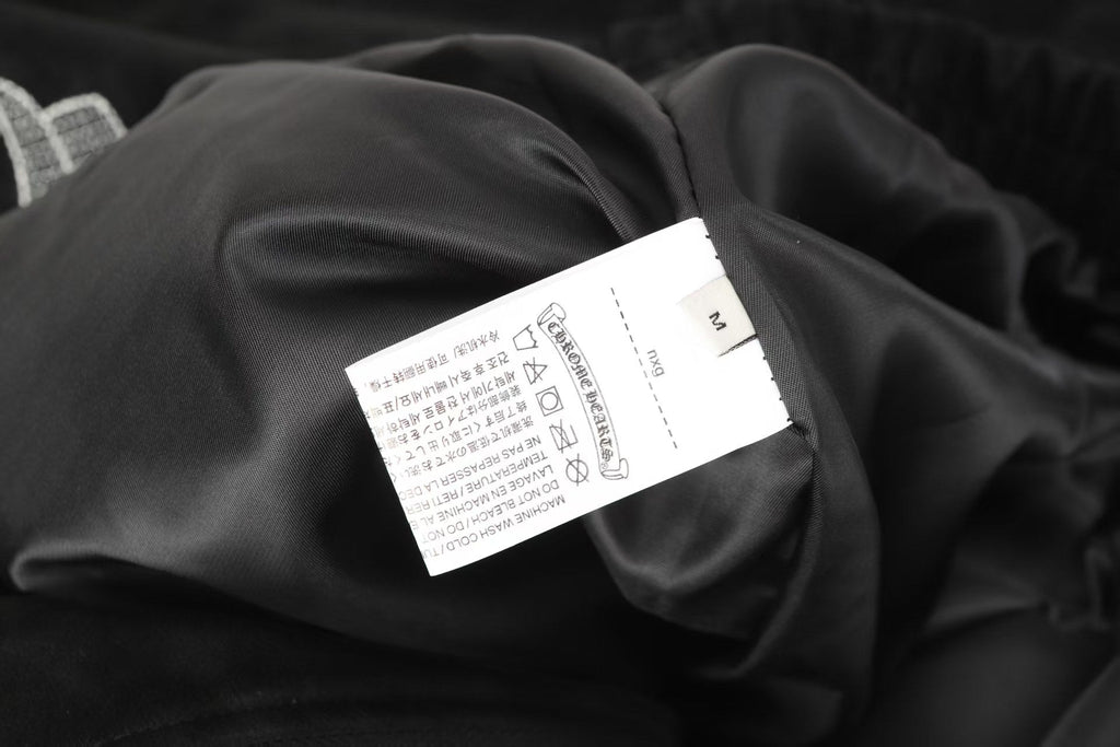 Chrome-Hearts Horseshoe Cross Jacket - Black Street Embroidered Coat 8800