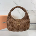 WANDER MATELASSE 29 BAG IN BROWN LAMBSKIN