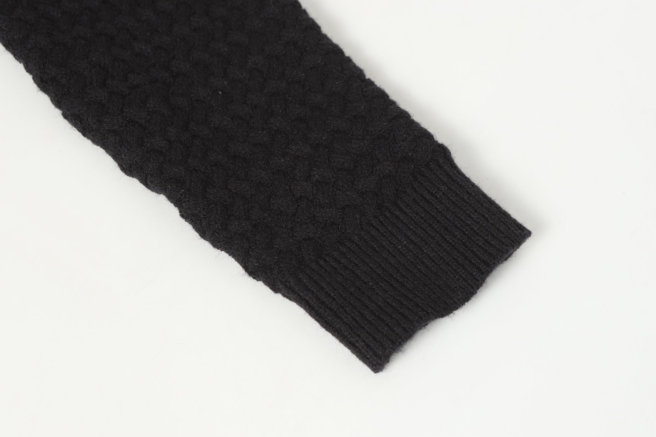 Chrome-Hearts Gothic Cross Knit Cardigan - Black Grey Streetwear Jacket 904