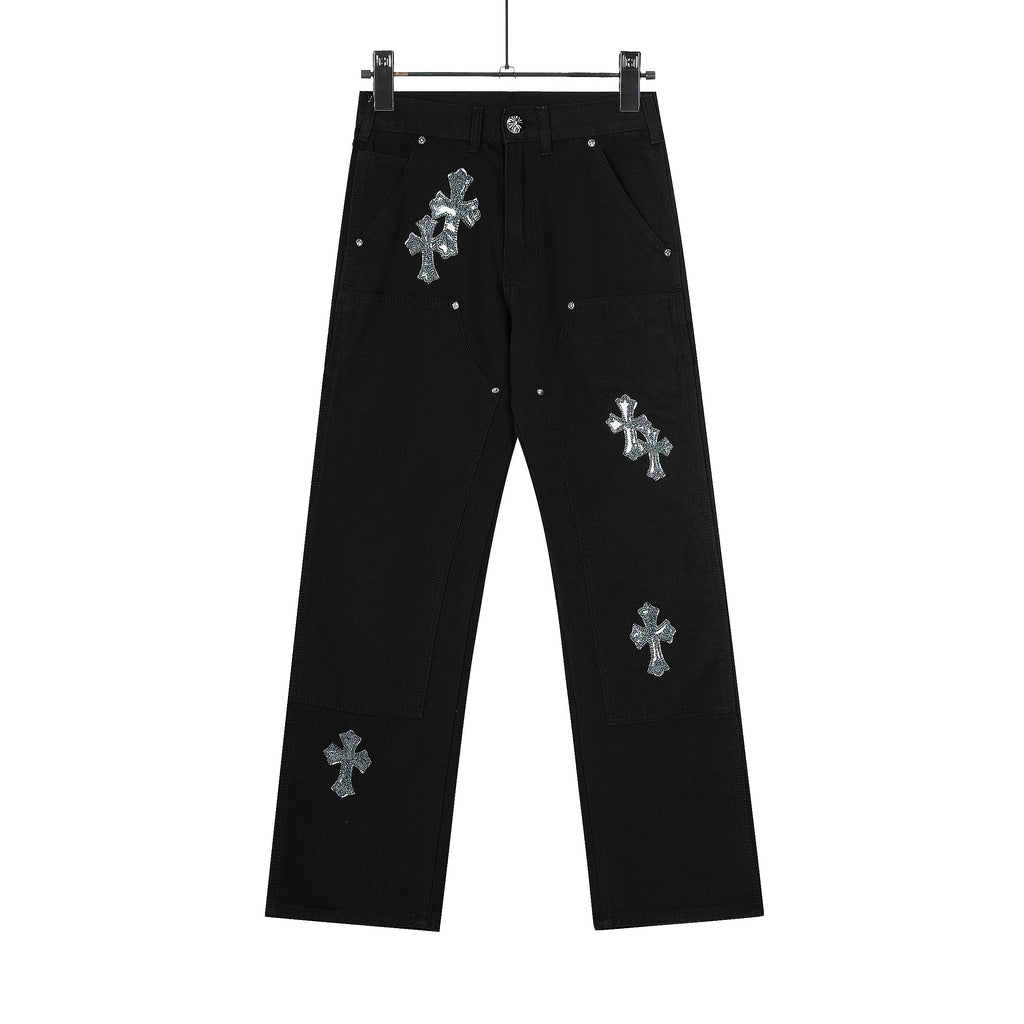 Chrome-Hearts NEW Pants 8164