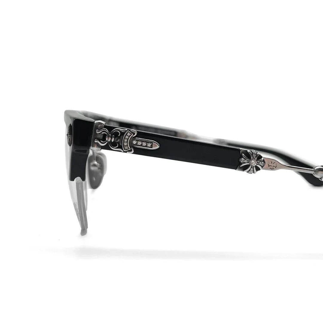 Chrome-Hearts Evagilist Diamond BK/SS Glasses