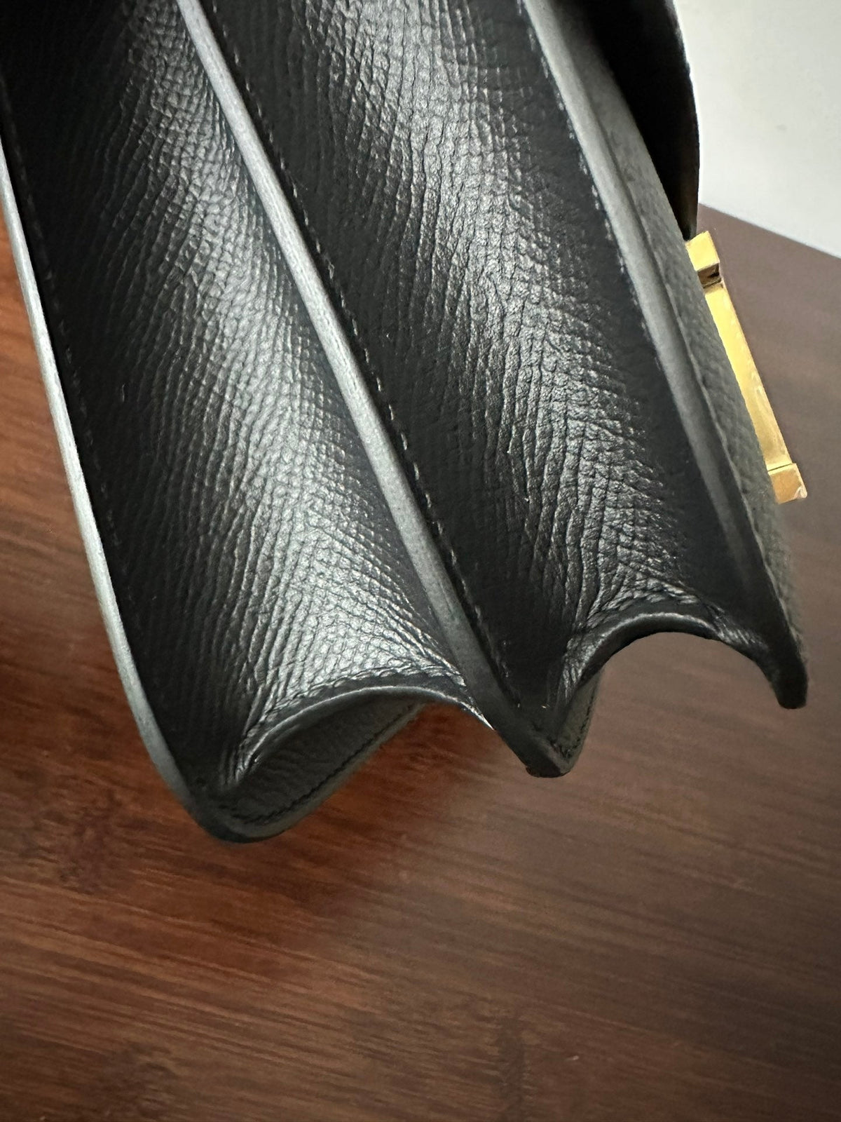 HERMES CONSTANCE 18 BLACK EPSOM GOLD HARDWARE